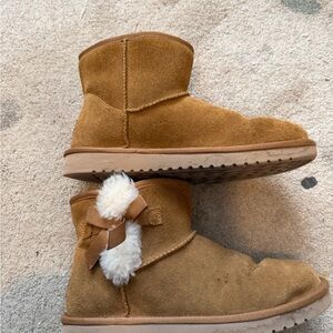 Koolaburra Tan Suede Ankle Boots